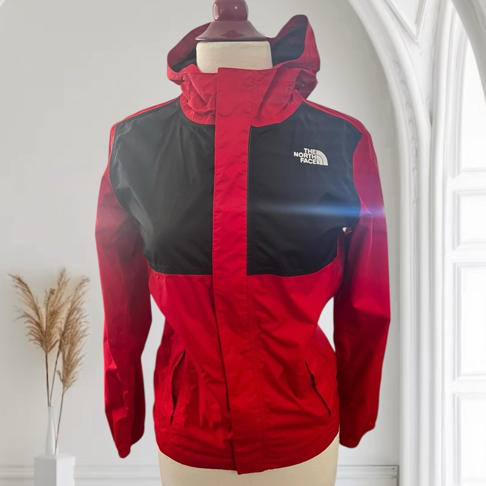 The North Face Red and Black Boys Youth Jacket with Hood